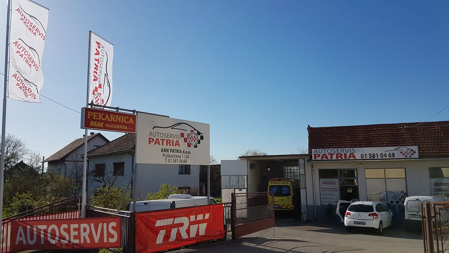 Vanjski izgled Autoservisa Patria u Lučkom